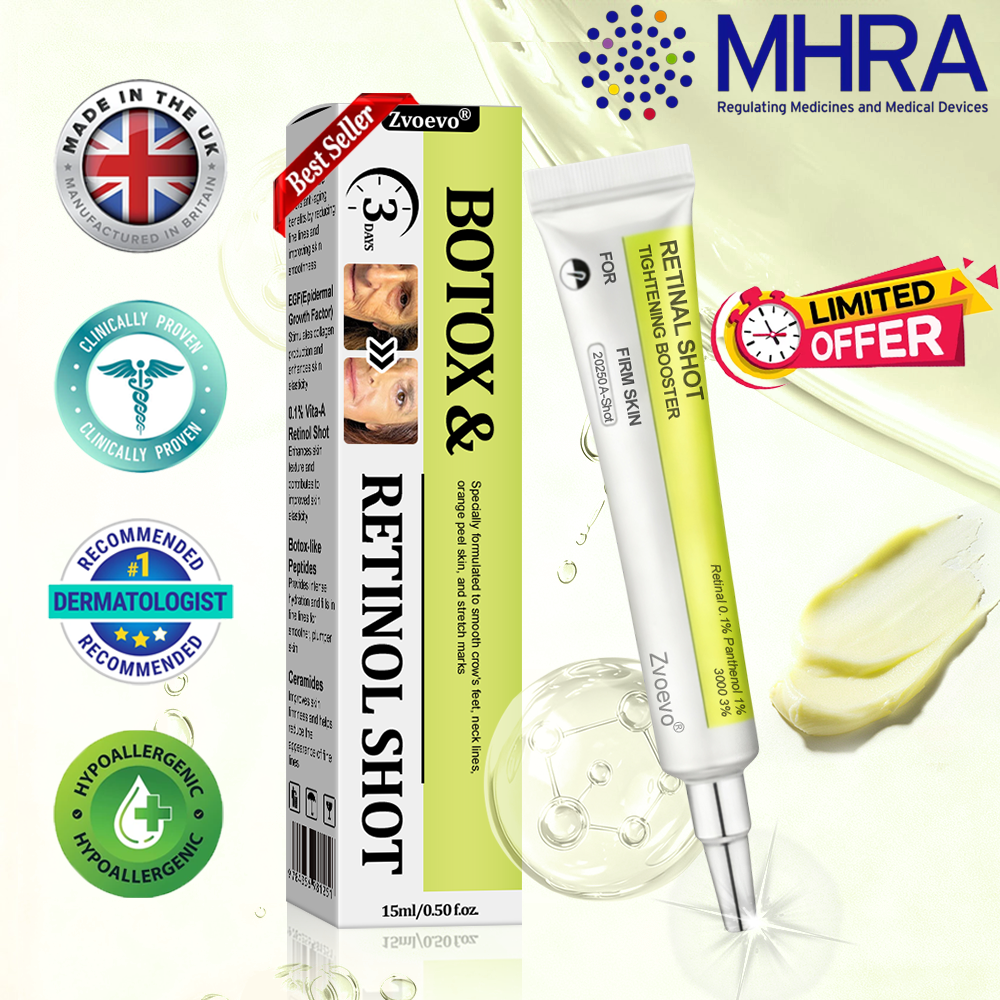 🎉 Only for you: 𝐙𝐯𝐨𝐞𝐯𝐨® VitaBotox Firming Elixir | Reduces Marionette Lines, Nasolabial Folds, Deep Wrinkles & Loss of Firmness | Targets Age Spots & Uneven Skin Tone | Dermatologically Tested & Made in UK