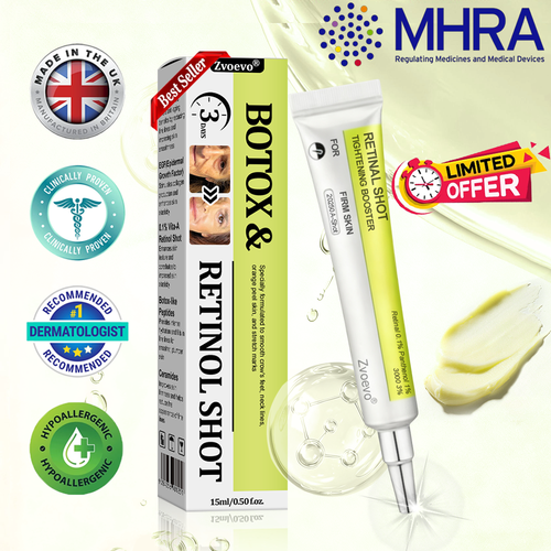 🎉 Only for you: 𝐙𝐯𝐨𝐞𝐯𝐨® VitaBotox Firming Elixir | Reduces Marionette Lines, Nasolabial Folds, Deep Wrinkles & Loss of Firmness | Targets Age Spots & Uneven Skin Tone | Dermatologically Tested & Made in UK