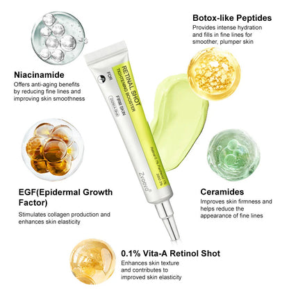 🎉 Only for you: 𝐙𝐯𝐨𝐞𝐯𝐨® VitaBotox Firming Elixir | Reduces Marionette Lines, Nasolabial Folds, Deep Wrinkles & Loss of Firmness | Targets Age Spots & Uneven Skin Tone | Dermatologically Tested & Made in UK